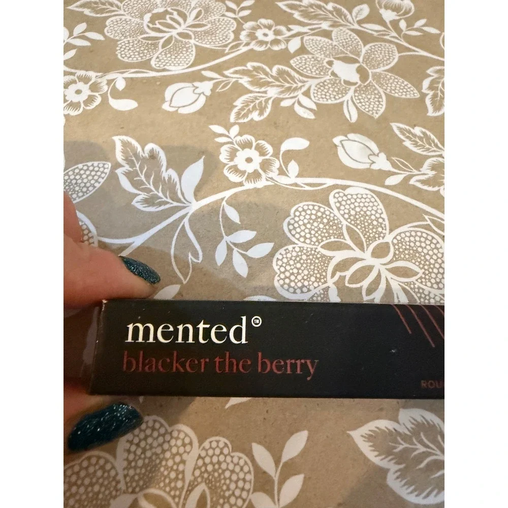 Mented Cosmetics Liquid Lipstick Blacker The Berry‎ Deep Berry Matte 0.2oz NIB